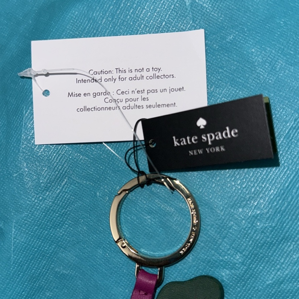 Kate Spade Harvest Time 3D Beet Vegetable Keychain/Bag Charm - Picture 6 of 9